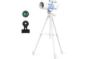 Telescope for Astronomy, DMOPRDNB 70/300mm Professional Astronomy Refractor Telescopes with Adjustable Tripod & Finder Scope for Kids Beginners Adult