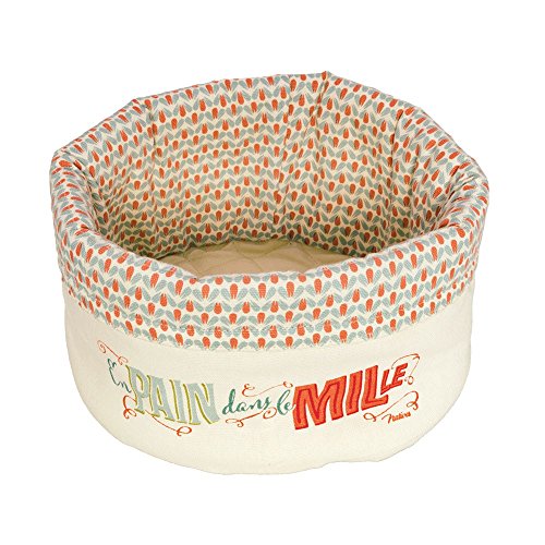 Natives 612340 Corbeille à Pain, Coton, Multicolore, 20 x 20 x 12 cm