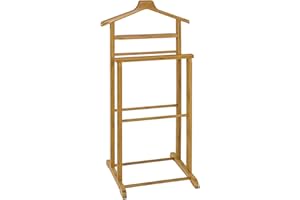 HAKU Möbel Herrendiener Natur, Bambus - Maße: B 48 cm x H 96 cm x T 35 cm, Style: Scandinavian