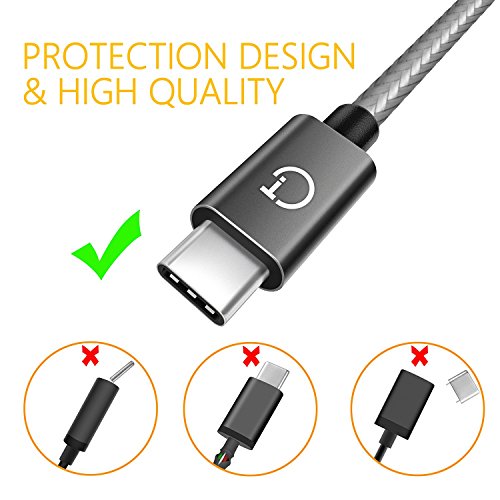 C  ble USB C  1m 1 5m 2m   Lot de 3   Gritin C  ble USB Type C    USB Cable Type C en Nylon Tress   C  ble Rapide Cordon Chargeur Type C Connecteur Ul
