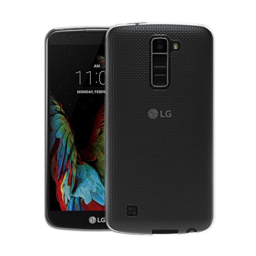 AICEK Funda LG K10  LG K10 Funda Transparente Gel Silicona LG K10 Premium Carcasa para LG K10