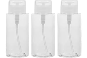 AWLEYNZ 3pcs 300 ML Flacon Pompe Vide, Pompe Distributeur Eau Change Bebe, Convient pour Les Voyages, Le Démaquillant, Le Dissolvant pour Vernis à Ongles, Le Récipient de Lotion