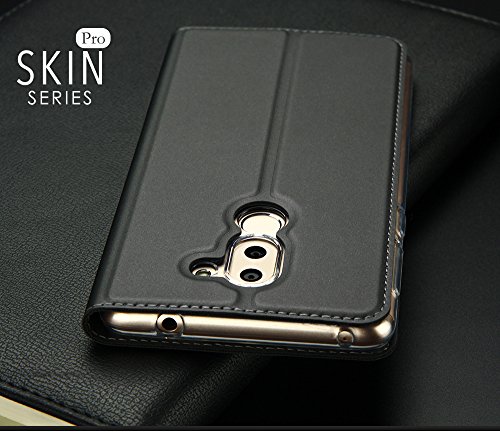 Huawei Honor 6X HÃ¼lle,DUX DUCIS Skin Pro Series Ultra Slim Layered Dandy, StÃ¤nder, Magnetverschluss,TPU Bumper, Full Body Schutz fÃ¼r Huawei Honor 6X (Gray)
