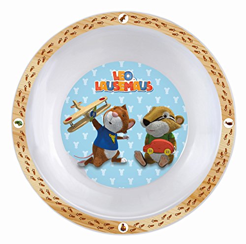 p:os 24107 Frühstücksset Leo Lausemaus, 3 Teilig Teller, Schale und Becher - 3