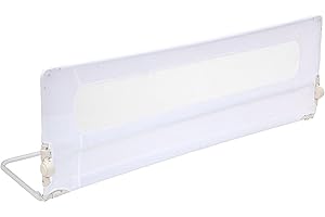 Safetots Extra Wide Bed Rail, White 140cm Wide x 50cm Tall, Toddler Bed Guard For Safety, Secure Child Bed Rail