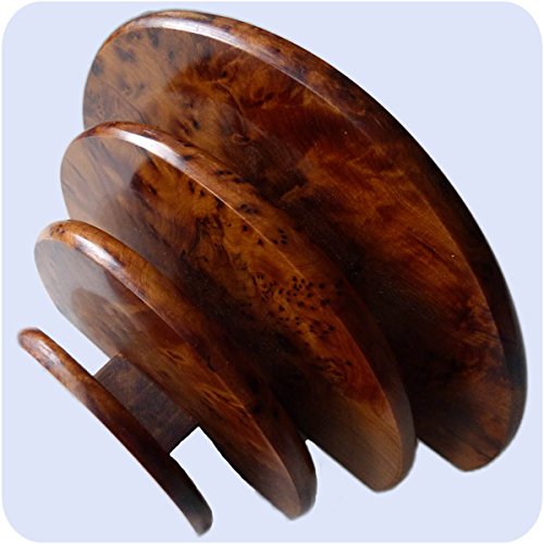 Briefhalter Briefbox Briefablage Letterbox Organizer Büro Schreibtischset Box Holz Thuja - 2