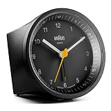 Braun Funk Wecker Analog Deutsche Präzision Quarzwerk BNC007BKBK DCF - 2