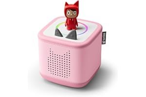 tonies Toniebox 2 Boite à Histoire pour Enfant, Musiques et Jeux 1 à 9 Ans, Ecoute, Apprends, Joue, Robuste & Facile à Utiliser, 1 Figurine Rubie, Rose Fleur