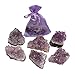 Produktbild 10 Stück Amethyst Drusen Stücke Natur gewachsen und Natur belassen Give away Geschenk Mitbringsel (4587)