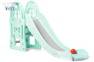 ATAA Toys Toboggan XL - Bleu - Toboggan pour Jardins, Parcs et intérieurs Jeux d'extérieurs idéales pour Filles et garçons