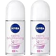 Nivea Extra Brightening 8 Super Food, Vitamin C Collagen Booster Underarm Roll on Deodorant, Size 50 ml, 1.69 Oz (Pack Of 2)