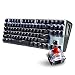 Produktbild Rantopad MXX Mechanical Gaming Keyboard - 87 Keys,White Backlit, Red Switches, Grey Aluminum Cover, N-Key Rollover