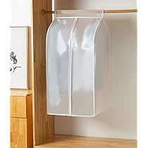 thumbnail image 2 of Space Saving Hanging Garment Bag With Compression Zipper - Dustproof Storage For Coats & Suits 2 of 12