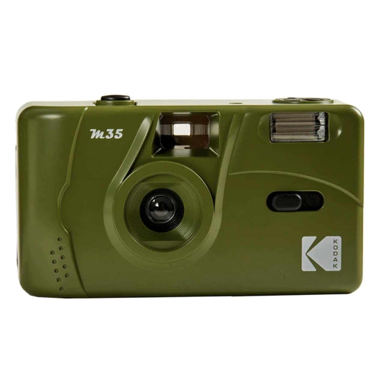 Kodak M35 35mm Film Camera (Olive Green) - Focus Free, Reusable, Built in Flash, Easy to Use…