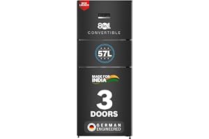 Bosch 302L, 3 Star, MaxFlex Convert Frost Free Triple Door Refrigerator | 8-in-1 Convertible Storage Modes|57L Extra Convertible Zone|Cool Extend up to 18 hours (CMC33S33VI, 2026 Model, Cosmic Steel)
