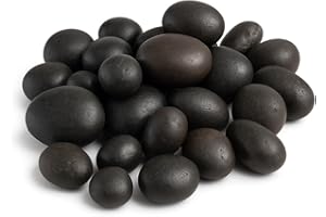 Genérico Piedras Decorativas Volcánicas 1Kg (2-6cm) – Rocas 100% Naturales | Piedras Preciosas para Esencias, Acuario, Jarrones, Jardin Decoración Zen