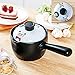 Produktbild Milk Pan Enamel Pot Ceramic Milk Pot Baby Baby Hot Milk Porridge Cooking Noodles Casserole Bb Small Casserole Soup Mini Pot Non-Stick Pan, White 1.6 Liters Three Bears