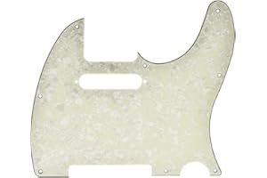 Dopro Tele Style Chitarra Pickguard TL Pick Guard con Pickup Montaggio Fori per viti per Tele/Telecaster Perla invecchiata