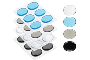 AAED 24 Stück Trommeldämpfer Pads,Trommelhaut-Obertonaufkleber Silikon Weich Klebend Gel Drum Mute für Drum Sound Control Rauschen eliminieren