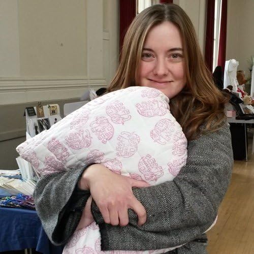 Natural quilts Pink Elephants Regular Quillow