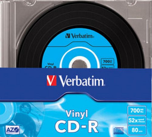 Verbatim CD-R Super AZO 52x Speed Vinyl Surface CD-Rohlinge im Slim Case 10er Pack - 2