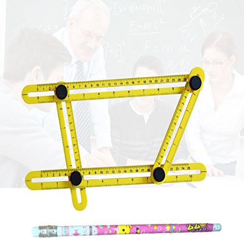 Angleizer Template Tool Measuring Ruler- Liwiner All Forms Angle-izer professional protractor Easy Angle Ruler Template Measure Tool for Handymen Repetitive Spacing,Builders, Craftsmen with pencil
