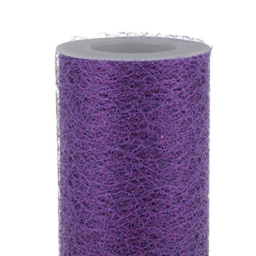 Tüll Rollenspule Tutu für Kleidung Deko Hochzeit Party 6in X 10yd – Lila - 2
