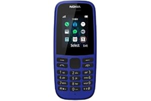 Nokia 105 (4 edition)all carriers 1.77 inch UK SIM Free Feature Phone (single SIM) — Blue
