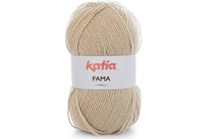 Lanas Katia FAMA Ovillo de Color Beis