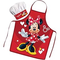 Sorrisini Grembiule Cucina Bambina, Set Chef Con Cappello, Vestito Cuoco Bambi, Grembiule E Cappello Regolabile Per Dipingere Da Pittura, Costume Cuoco Bambino Anni Elsa