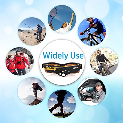 allimity occhiali da sole senza fili conduzione ossea cuffia auricolare Bluetooth per iPhone Samsung Sony iPad LG smartphone Tablet e Smart Guarda