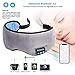 Produktbild OOFAYWFD Schlaf Kopfhörer Drahtlose Bluetooth Musik Augenmaske Headsets zum Schlafen/Entspannen/Flugreisen/Meditation/Schlaflosigkeit, Freisprechmikrofon