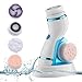 Produktbild 4-IN-1 Elektrische Gesichtsbürste Peeling Gesichtsbürste Microdermabrasion , Pediküre Dead Skin Remover, Make-up Entferner Pinsel, Körper Reinigungsbürste Für Akne Mitesser Behandlung Haut Und Körper