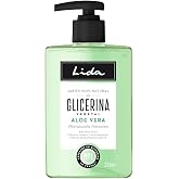 Lida - Liquid Hand Soap Glycerin and Aloe Vera - 250 ml | Fluid texture that doses with ease and brings soothing and softenin