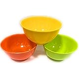 Melamine Multicolored Safe 4 Pieces Mixing Bowl Set- 1000 ML(Each Bowl -250ML)