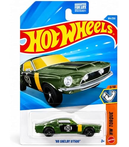 Hot Wheels 1:64 67 Shelby GT500 Mustang Go Ages 3 and Up 161/250