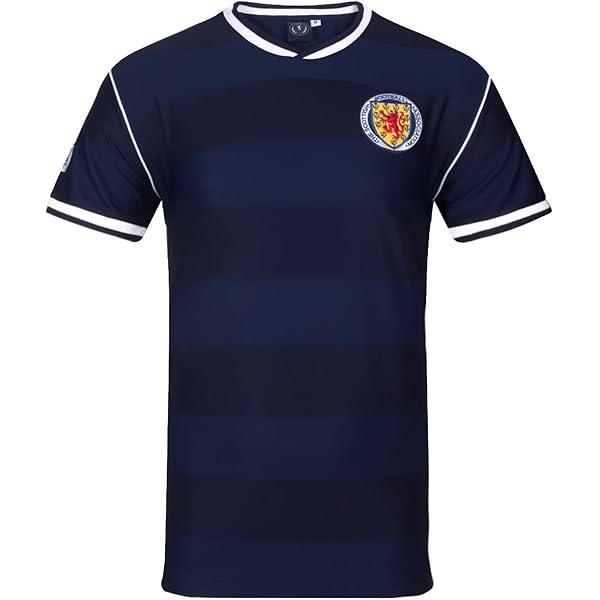 Scotland 1960's Football Hoodie (Medium, Navy Blue - View #2