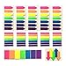 Produktbild 1640 Stück Haftmarker Transparent Plastik Film Haftnotizen Durchsichtig Pfeil Index Flaggen Tabs für Seitenmarkierung, Pietydeko
