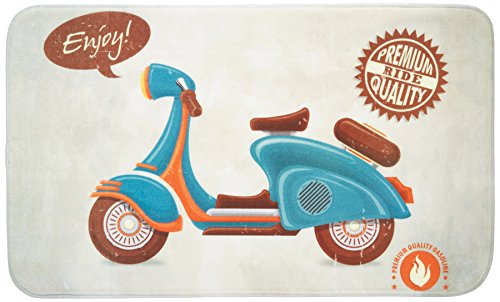 Wenko 21582100 de baño Vintage Scooter, plástico - poliéster, multi