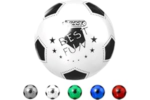 Best Sporting Ballon de Plage Amusant en PVC léger I Ballon de Plage de 23 cm I Logo coloré I Ballon en Caoutchouc I Ballon de Plage pour Enfant