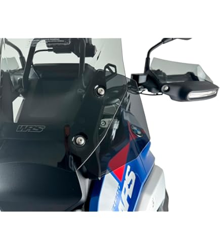 Deflettore Parabrezza Per Moto BMW R1250GS-ADV/R1200GS-ADV (2019-2021) - In PC, Colore Fumo Leggero - Foto 4