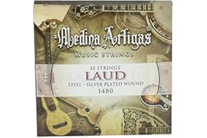 Ortola 6917-099 - Juego cuerdas laud acero 1480 medina artigas, color estándar