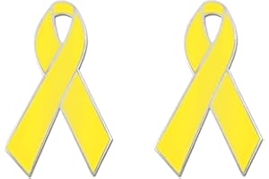 HUASAI Bring Them Home Ribbon Pin - Israel Hostages Awareness Breast Cancer Awareness Lapel Pin