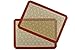 Produktbild Homankit Set von 2 Silikon Non Stick Backmatte/Macaron Mat/Cookie, Backblech rutschsicher Burgund | 29,5 x 42 cm braun Oberfläche passt für halbes Blatt | wiederverwendbar, flexibel, antihaftbeschichtet, leicht zu reinigen Backblech rutschsicher | Gesundes Kochen Matte, BPA-frei und FDA und LFGB