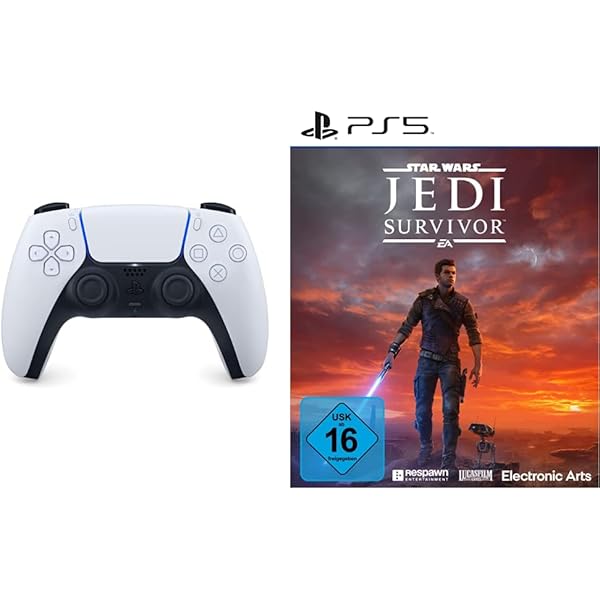 Playstation DualSense Wireless-Controller PS5 + Star Wars Jedi 