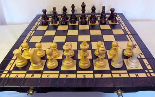 Chessebook - Ajedrez + Damas + Backgammon Tablero de 52 x 52 cm