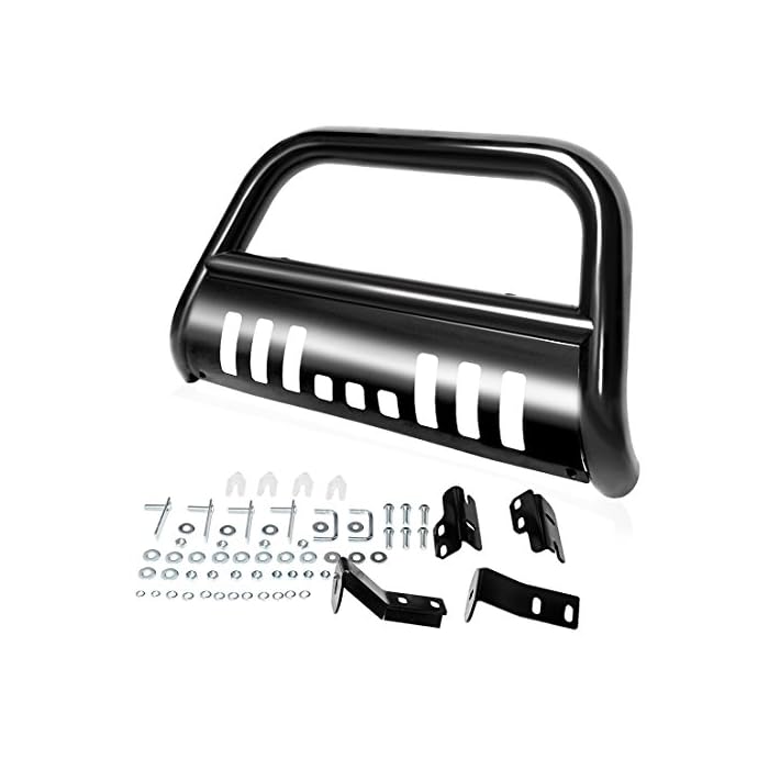 Buy Bull Bar,0416 Ford F150 Black HD Heavyduty Chrome 3" Tube Bull Bar