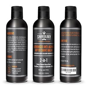 Advanced 2-in-1 Anti-Aging After Shave Balm Lotion Infused with Golden Seaweed - Eliminates Razor Burn and Leaves Your… - Image 2