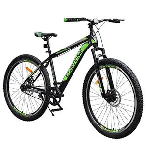 LUISTONE Cycle 27.5 Inches with Dual Disc Brake, Front Steel Suspension, Single Speed Unisex Cycle (12+ Years) I Frame Size: 18