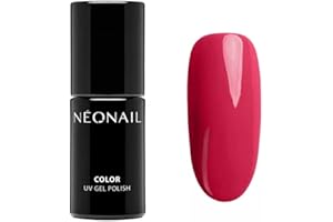 NÉONAIL NEONAIL Vernis Semi Permanent Couleur 7,2 ml Vernis Gel UV Semi Permanent Rose Carmine Red Vernis à Ongles Gel Polish Gel UV Couleur Nail Art